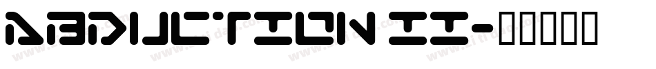 Abduction II字体转换